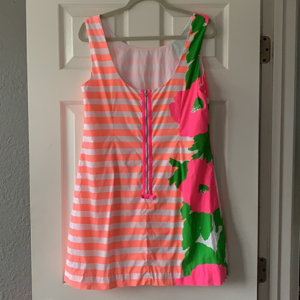 Lilly Pulitzer Delia dress in Sunrise Wildflower - Picture 2 of 9